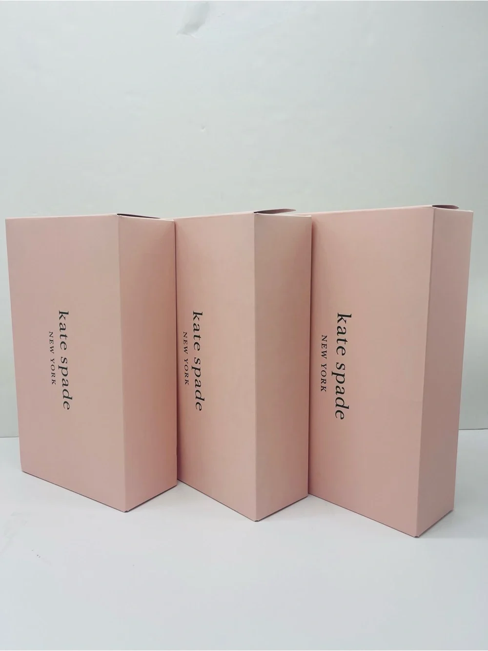 Kate Spade New York Empty Gift Boxes Set of 3 Authentic New Rectangular Boxes